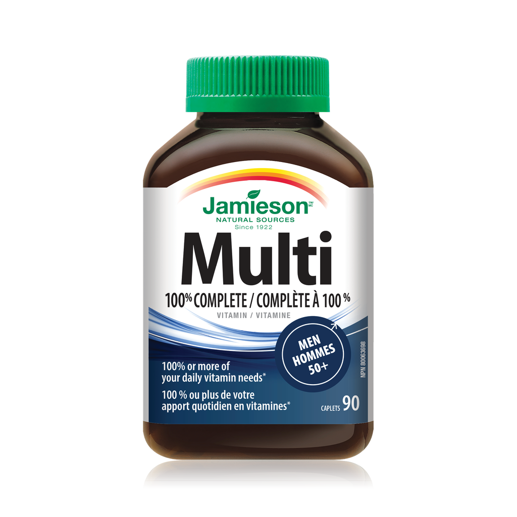Jamieson 100% COMPLETE MULTIVITAMIN | MEN 50+ №90 капсул
